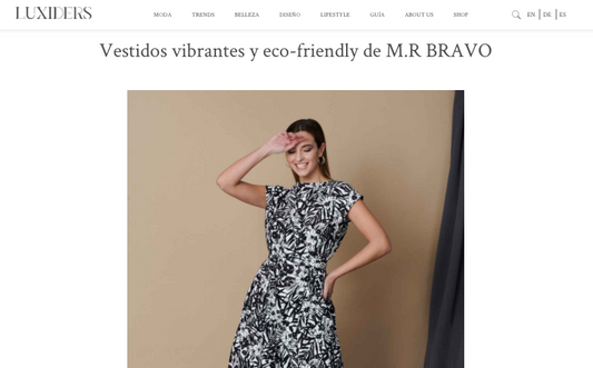 M.R BRAVO - LUXIDERS - Ropa y Accesorios sostenibles y maravillosos para este Otoño