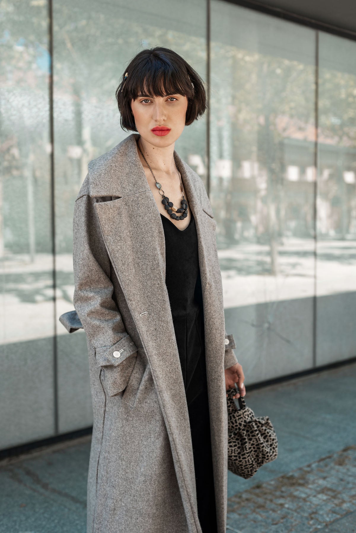 Onyx Coat - Grey