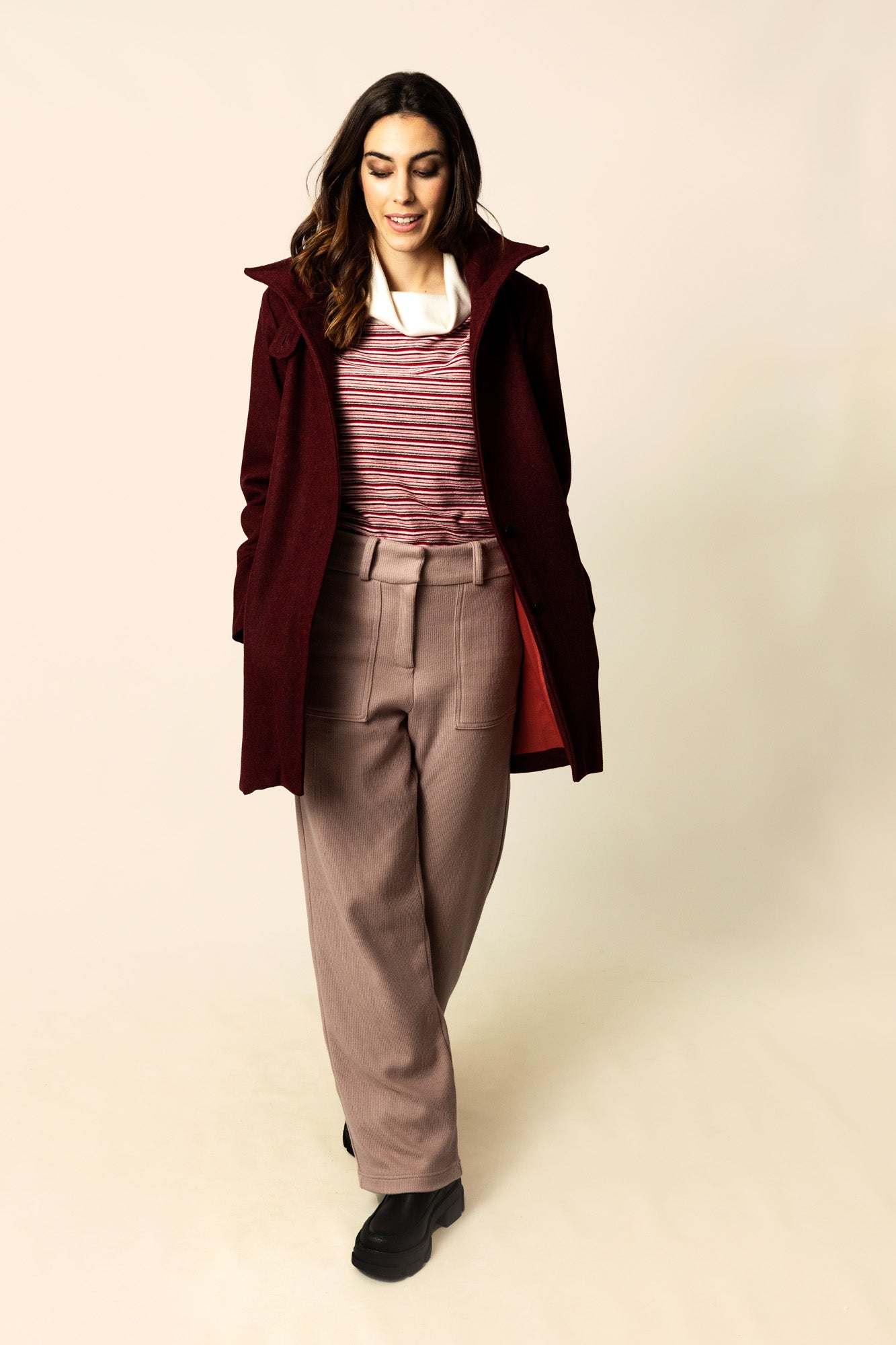 Jasper Coat - Garnet (Pre-sale)
