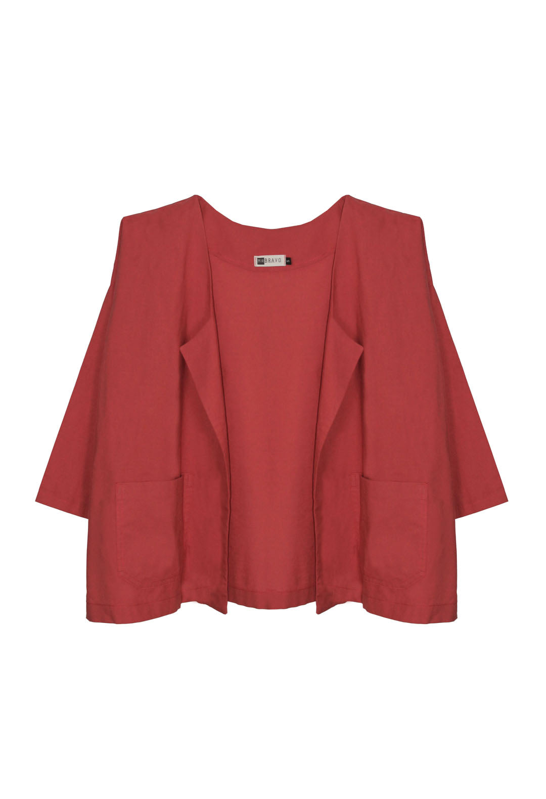 Delphine Rayon Jacket - Terracotta
